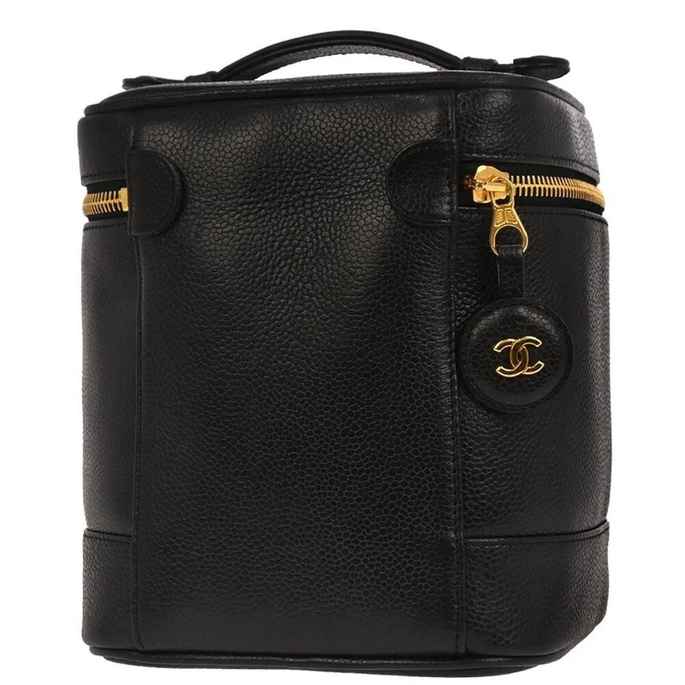 Chanel Black Calfskin Timeless Vanity Handbag 126186 - Picture 2 of 10